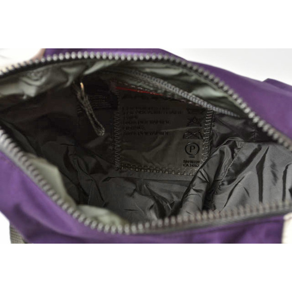 Prada Sport shoulder bag pouch Pop nylon prune gray white - Picture 4 of 11